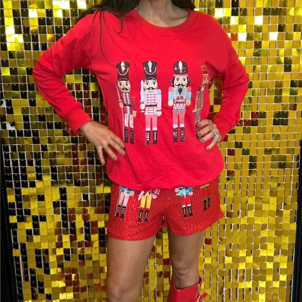 NWT Nutcracker Sweatshirt only with embroidered & sequin details!! Size small.